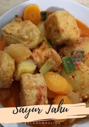 Foto resep Sayur Tahu