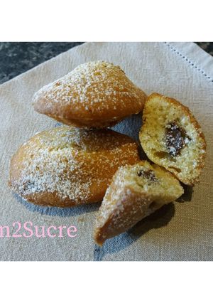 Une photo de Madeleines au Nutella