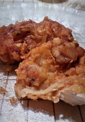 Una foto de Pollo Frito en Salsa
