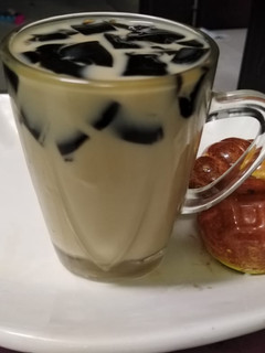Foto resep Grass Jelly Milk Tea
