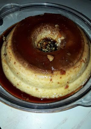 Una foto de Flan Casero