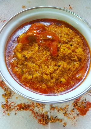 A picture of Macher dim kosha.