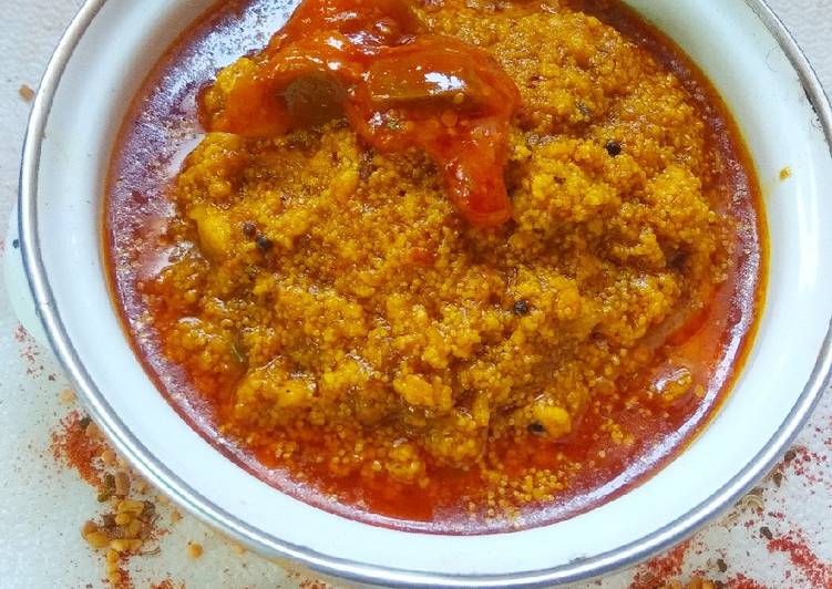 Recipe of Ultimate Macher dim kosha