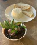 Sopa de frijoles negros