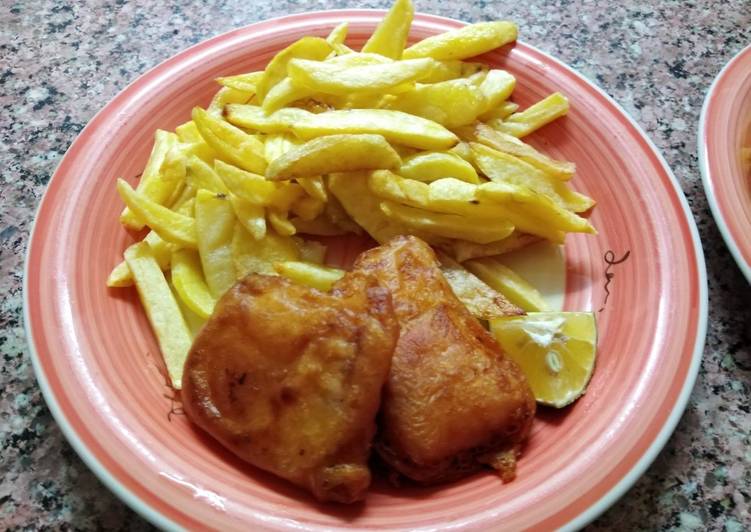 Fish and chips (British style)