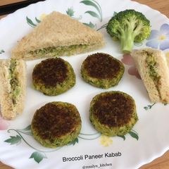 A picture of Broccoli Paneer Kabab.