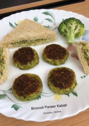 A picture of Broccoli Paneer Kabab.