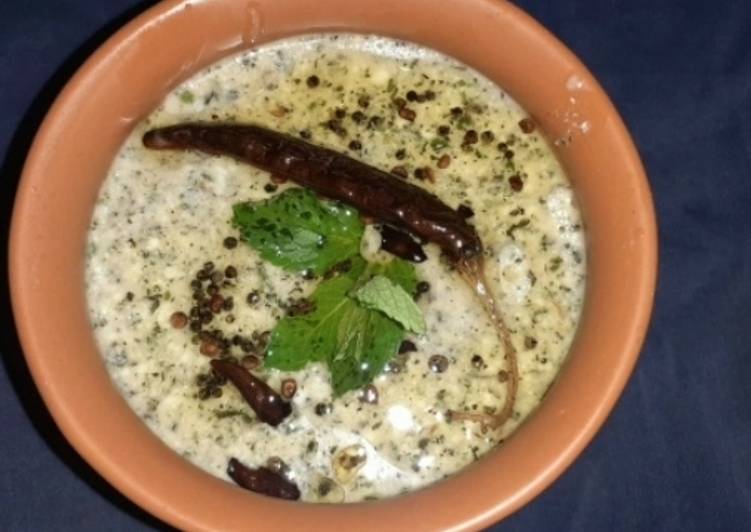 Simple Way to Make Quick Mint Raita