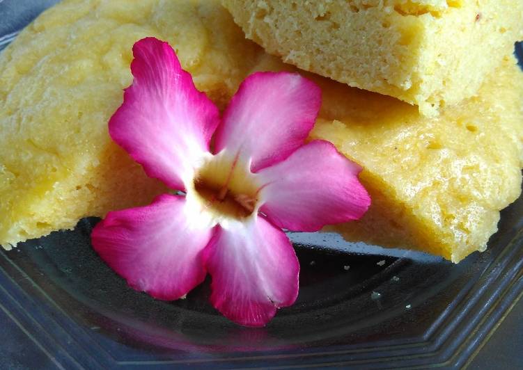 Brownies kukus vanila