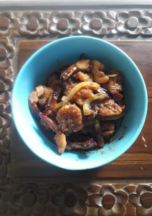 Foto resep Udang saus lada hitam