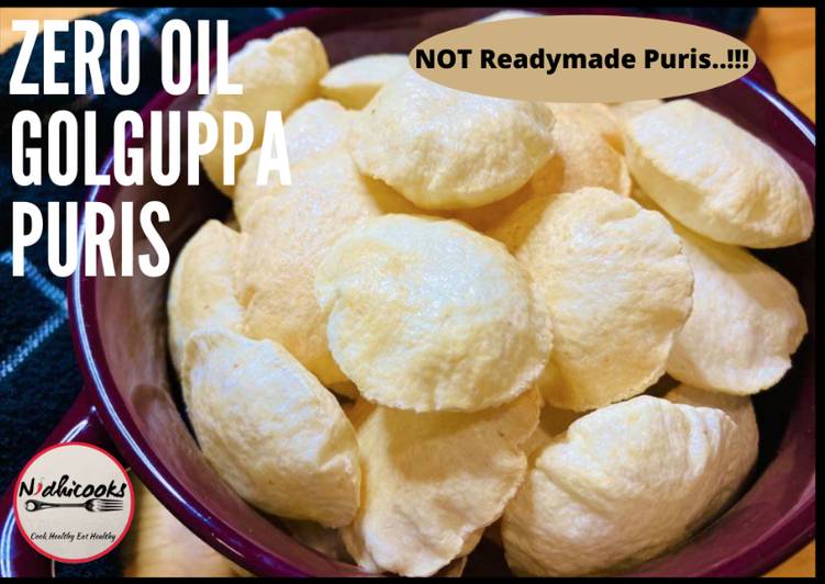 Zero Oil Pani Puri Golguppas (Made everything from scratch)