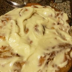 A picture of Pumpkin cinnamon rolls.