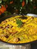 Valencian Paella with Chicken and Rabbit 🥘