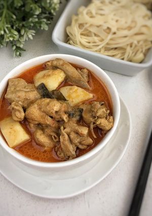 Foto resep Kari ayam bersantan