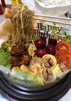 Foto resep Mie Terbang Ulang Tahun Cookpad