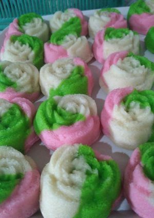 Foto resep Bolu kukus Mawar 🌹 🌹