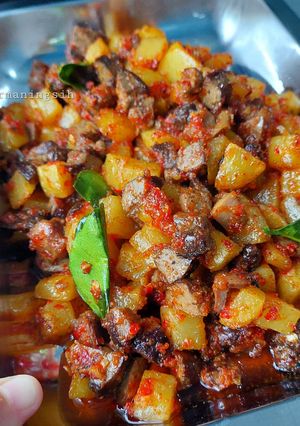 Foto resep Sambal Kentang Hati Pencuri Nasi