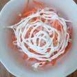 Salad ala hokben (acar wortel lobak)
