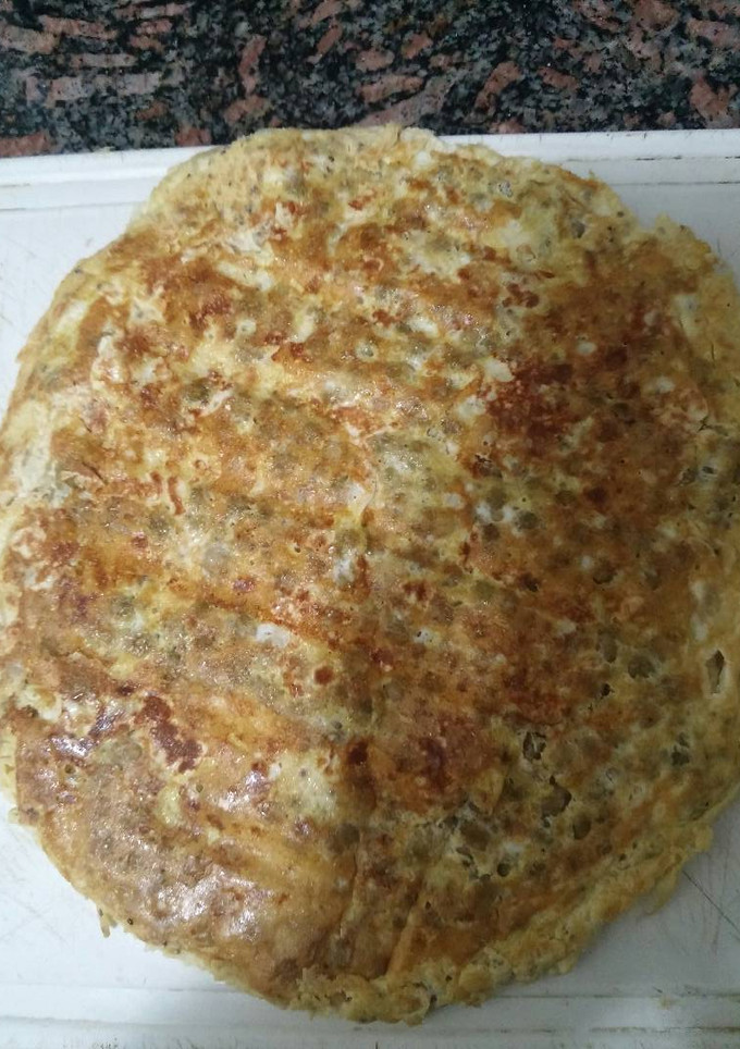 Una foto de Tortilla vegetariana💚💚 con chía y soja