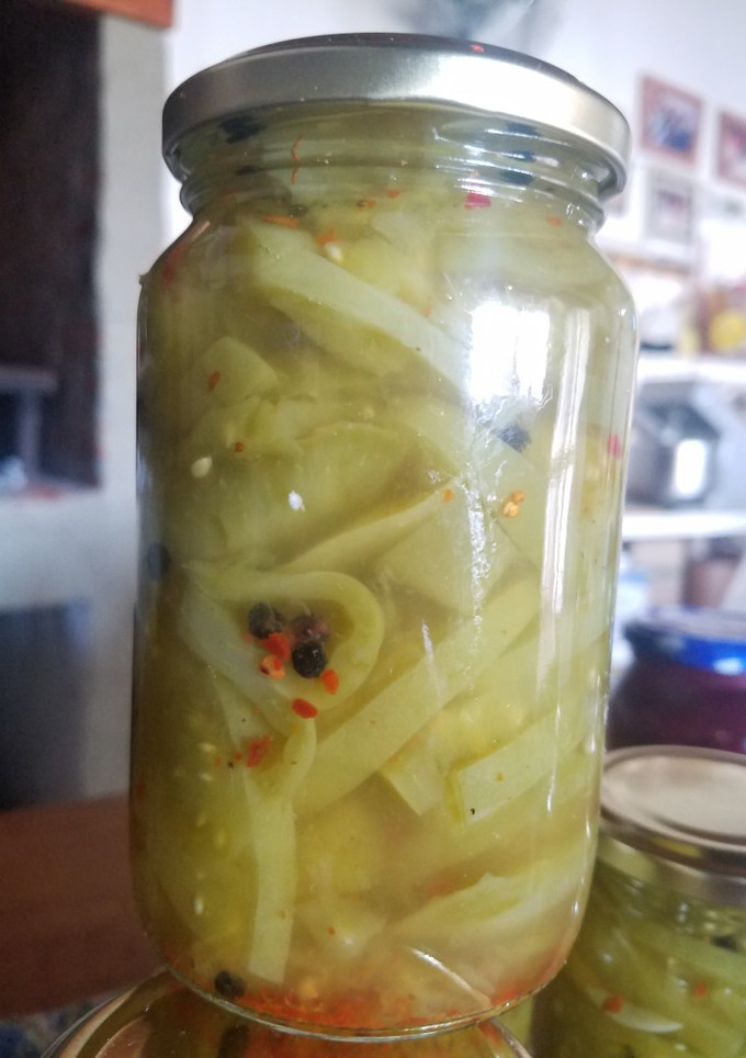 Una foto de Tomates Verdes en conserva