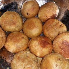 A picture of Fried Bati.