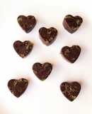 Bombones de chocolate, pistacho y lima
