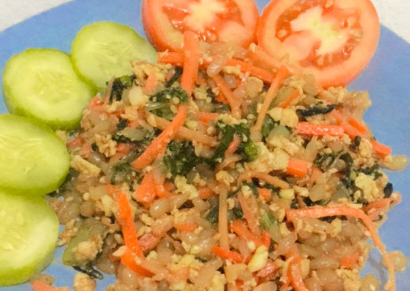 Nasi goreng shirataki margarin