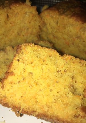 Una foto de Budín de zanahoria y naranja