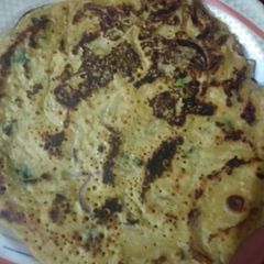 A picture of Besan chilla.