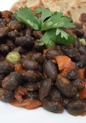 A picture of Njahi(Black Beans).