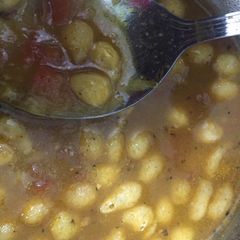 A picture of Boondi ki sbji.