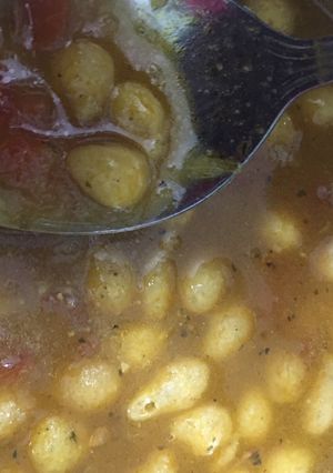 A picture of Boondi ki sbji.
