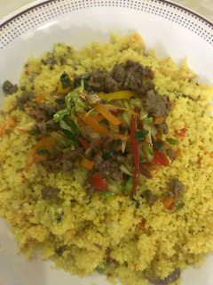 Couscous da sauce din nama ainihin hoton girkin