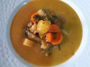 Una foto de crema-sopa de nabo