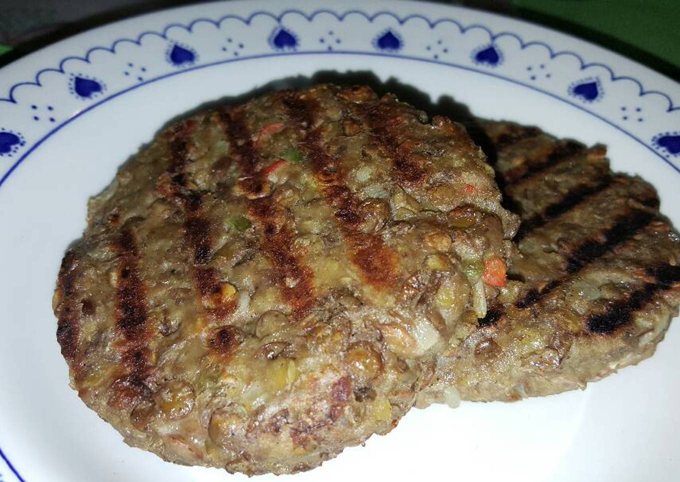 Hamburguesas de lentejas