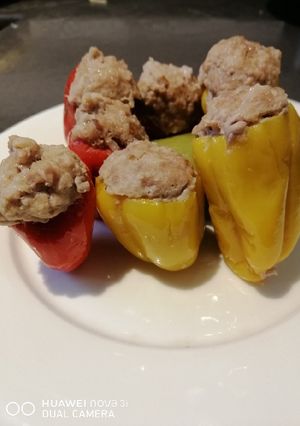A picture of Stuffed Capsicum.