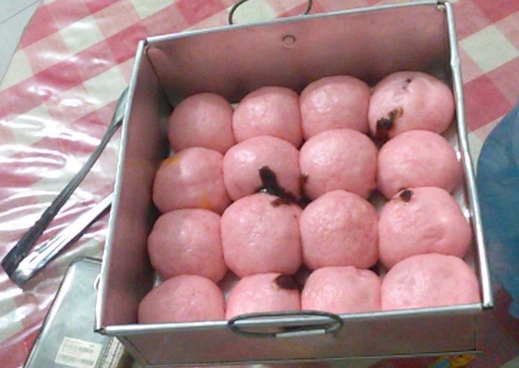 Pinky Bakpau (no mixer, no telur, no ribet)