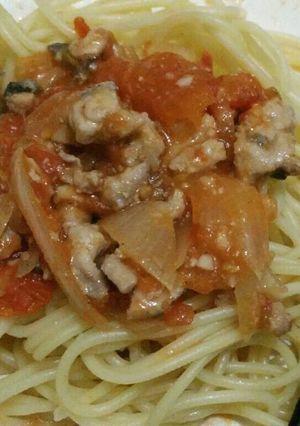 Foto resep Spaghetti Tuna Saus Tomat Sederhana alias Sooo Simple