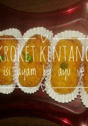 Foto resep Kroket kentang isi ayam by. ayu ue