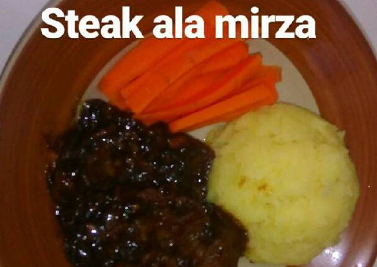 Steak sapi ala mirza