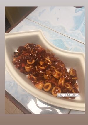 Foto resep Cumi Saos Padang simple