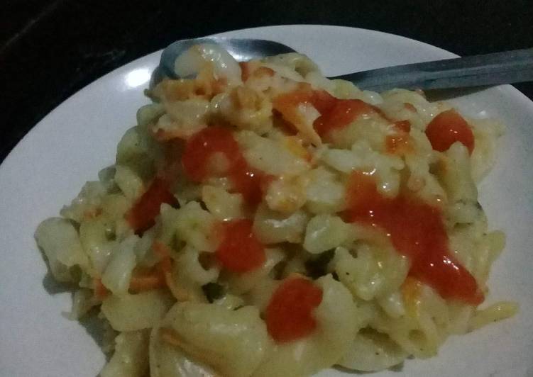 Bahan mengolah Macaroni schotel &#34;ambyar&#34; kukus Anti Gagal