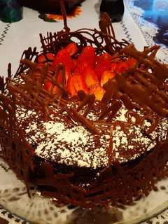 Una foto de Pastel de chocolate 🍫🍰🎂