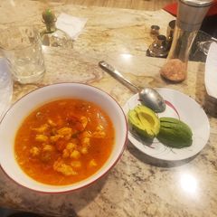 A picture of Asopao de Camarones.