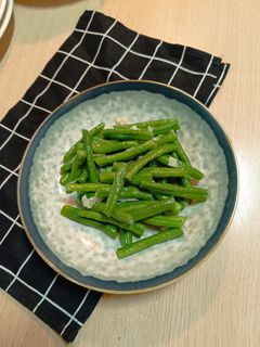 蒜炒菜豆 的食譜成品照片