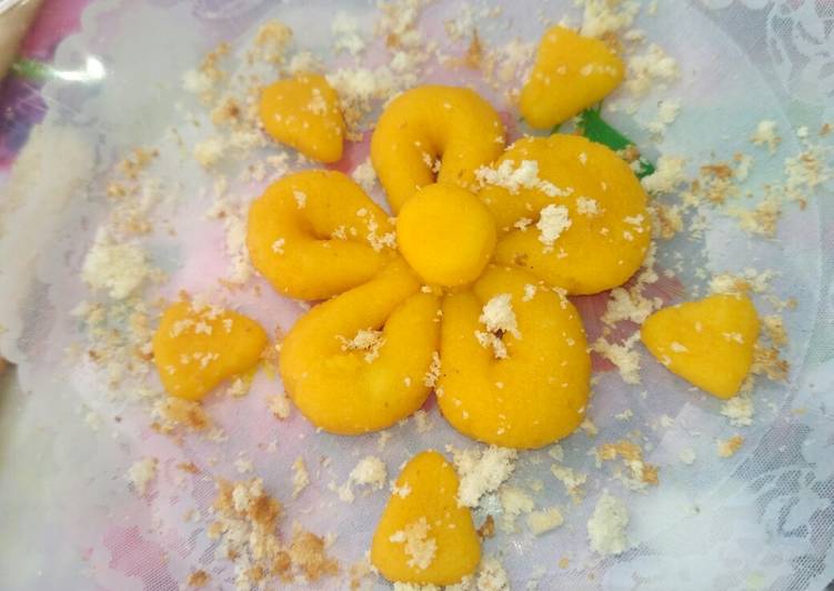 Simple Way to Make Orange glucose flower