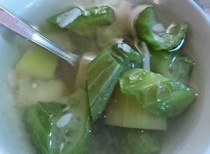 Foto resep Sayur bening emes/oyong/gambas dan labu putih