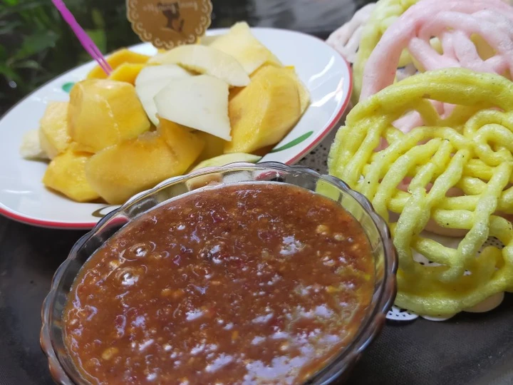 Cara Gampang Membikin Resep Sambel Rujak Manis yang Bikin Ngiler Anti Ribet, Lezat Sekali