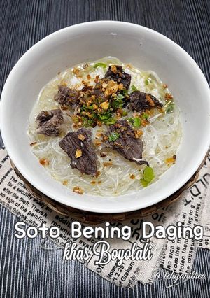 Foto resep Soto Bening Daging Khas Boyolali