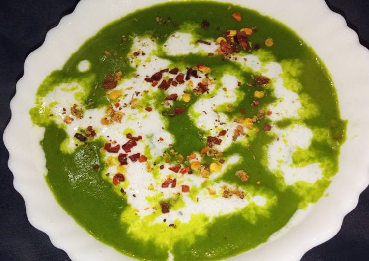 Easiest Way to Make Super Quick Homemade Spinach Soup
